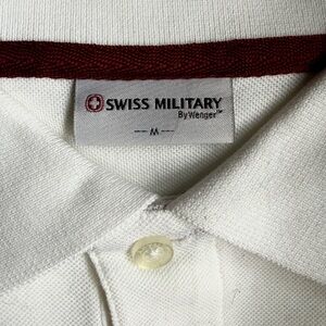 Swiss Military White Polo Shirt for Men NEW without tags